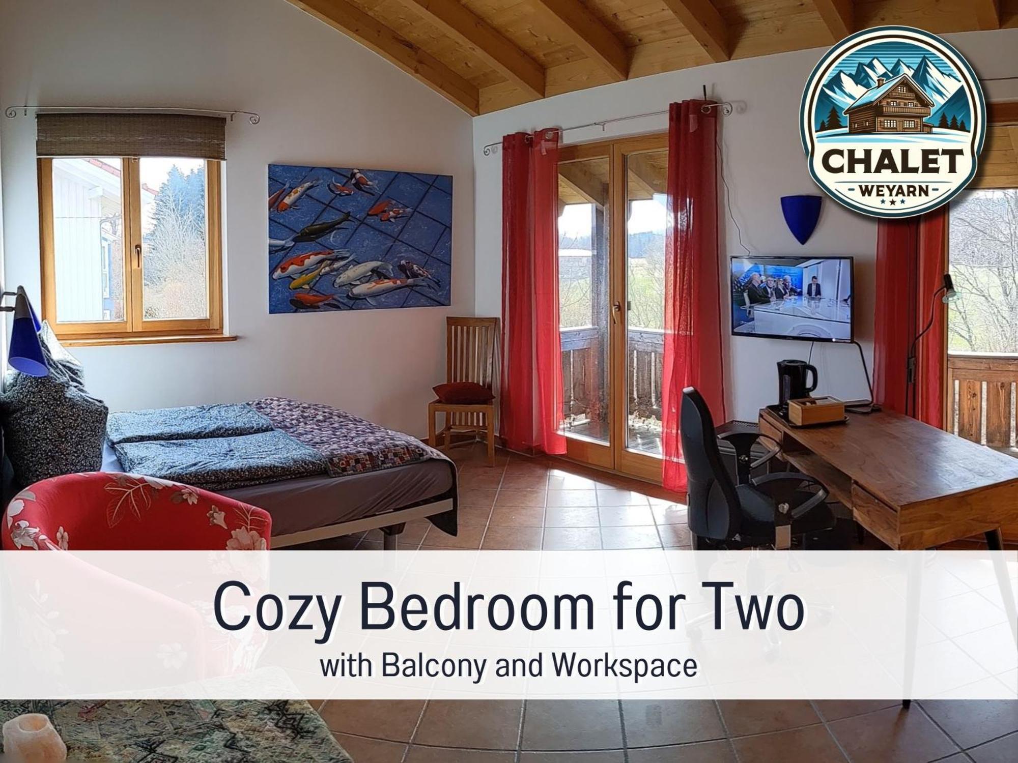 Chalet Weyarn - Doppelzimmer Mit Gartenblick Kültér fotó