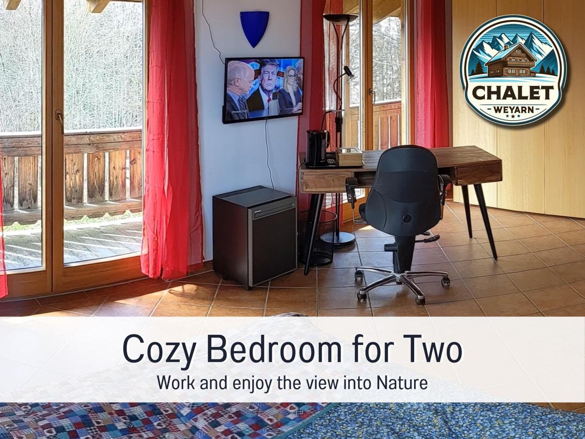 Chalet Weyarn - Doppelzimmer Mit Gartenblick Kültér fotó