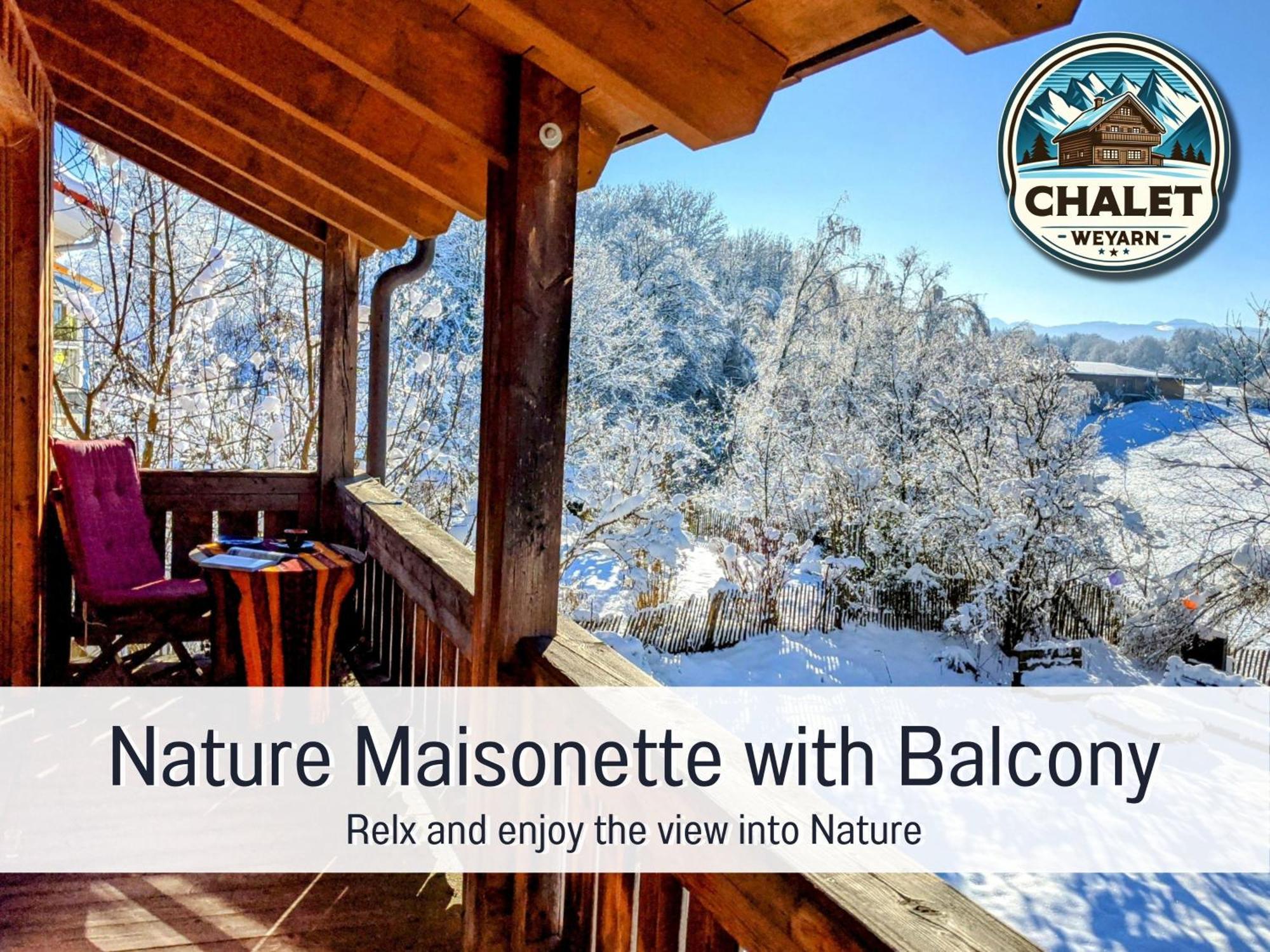 Chalet Weyarn - Doppelzimmer Mit Gartenblick Kültér fotó